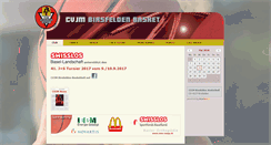 Desktop Screenshot of cevibasket.ch