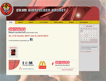 Tablet Screenshot of cevibasket.ch